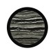 Small Black Gloss Side Table with Marble Top