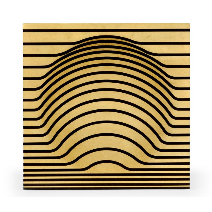 Op Art Bright Satinwood Cube