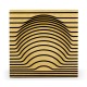 Op Art Bright Satinwood Cube