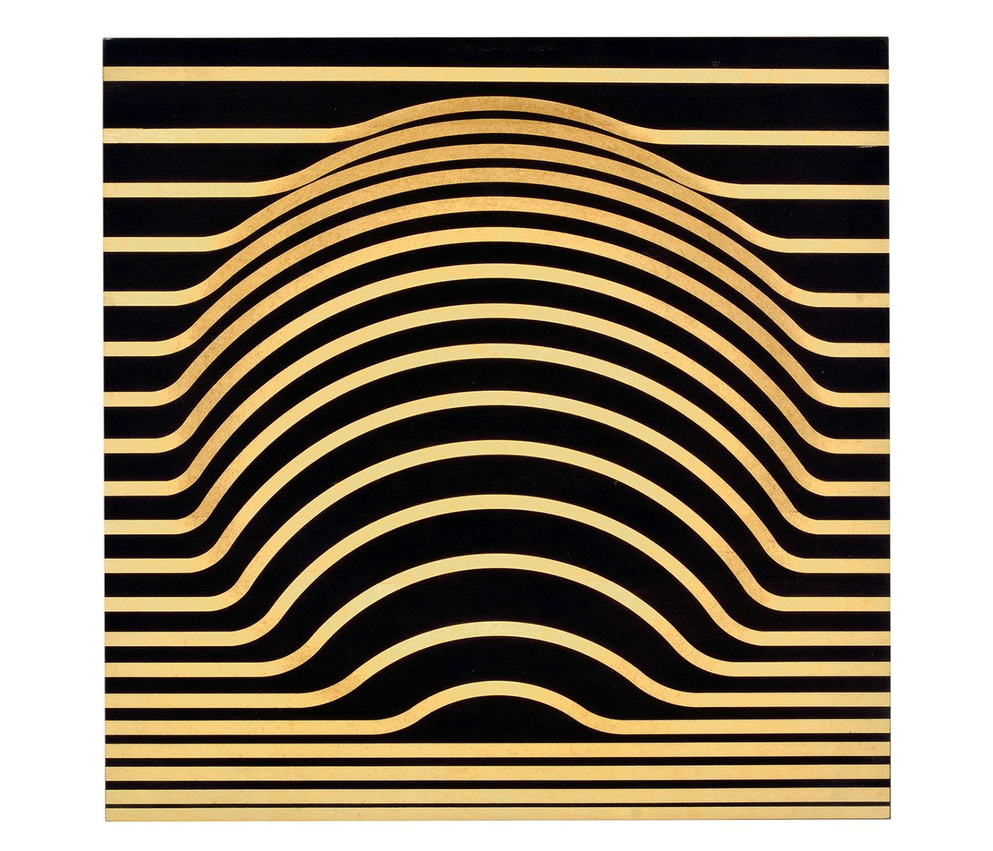 Op Art Bright Satinwood Cube