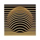 Op Art Bright Satinwood Cube