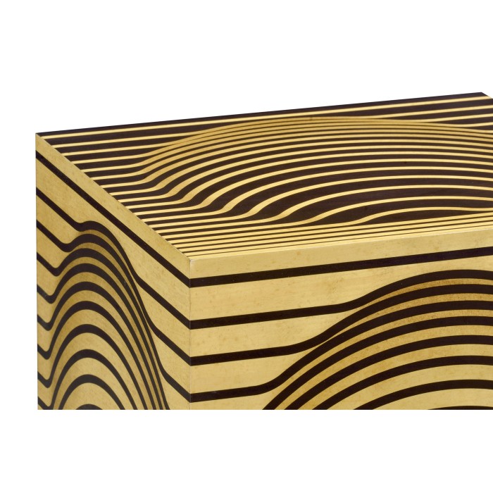 Op Art Bright Satinwood Cube