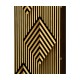 Op Art Diamond Bright Satinwood Right Drinks Cabinet