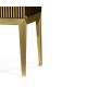 Op Art Diamond Bright Satinwood Right Drinks Cabinet