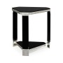 Triangular Black Gloss Side Table