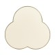 Trefoil Ivory & Acrylic Wine table