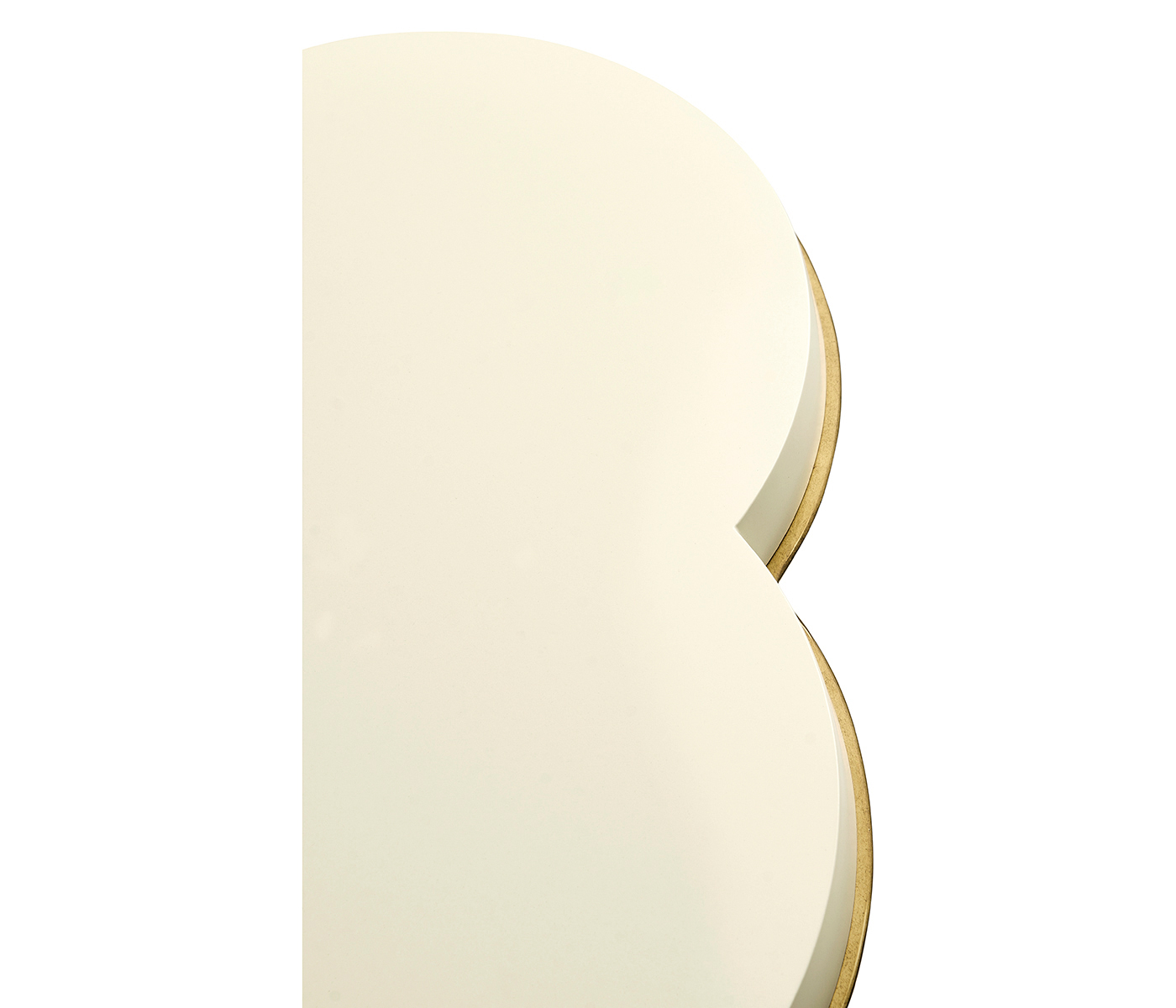 Trefoil Ivory & Acrylic Wine table