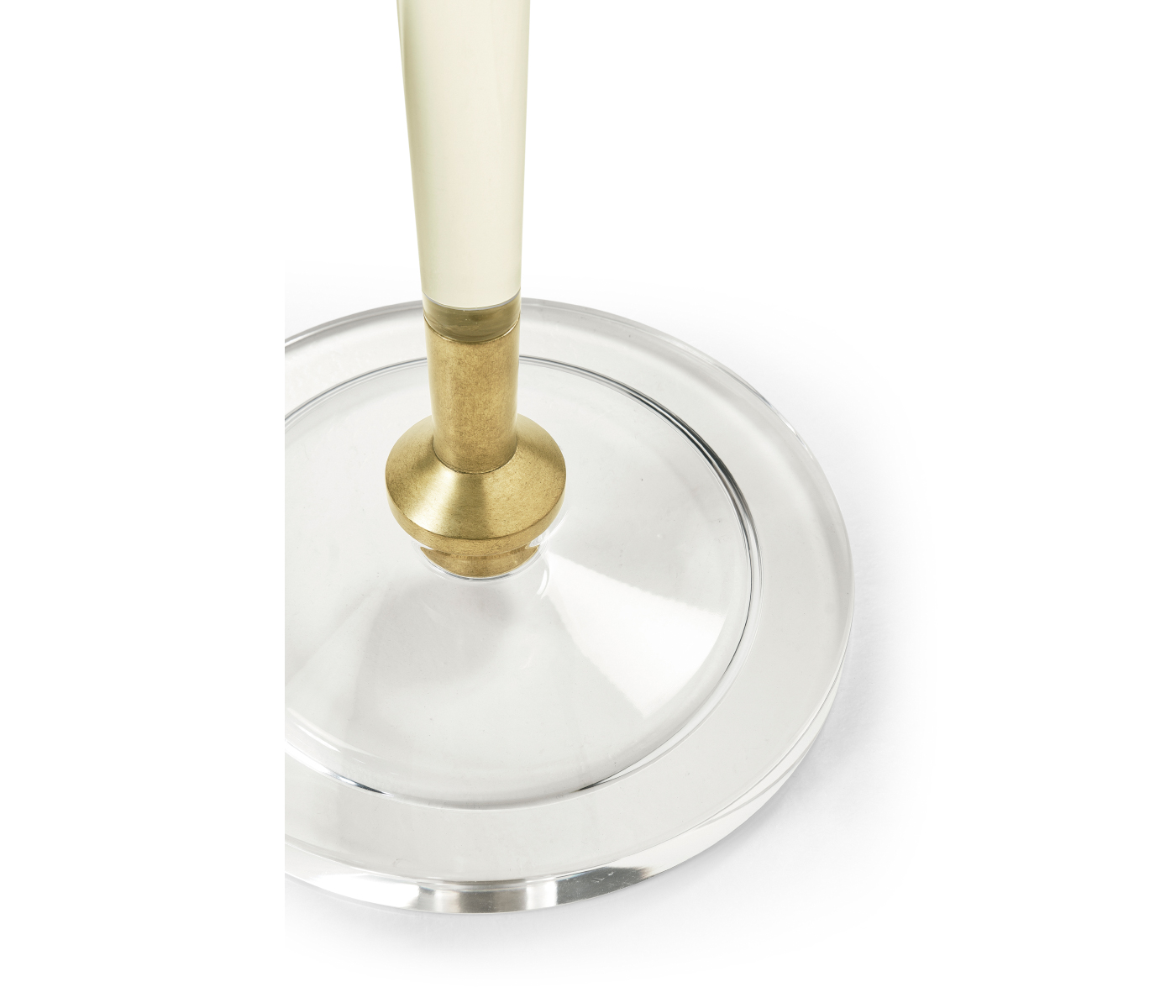 Trefoil Ivory & Acrylic Wine table