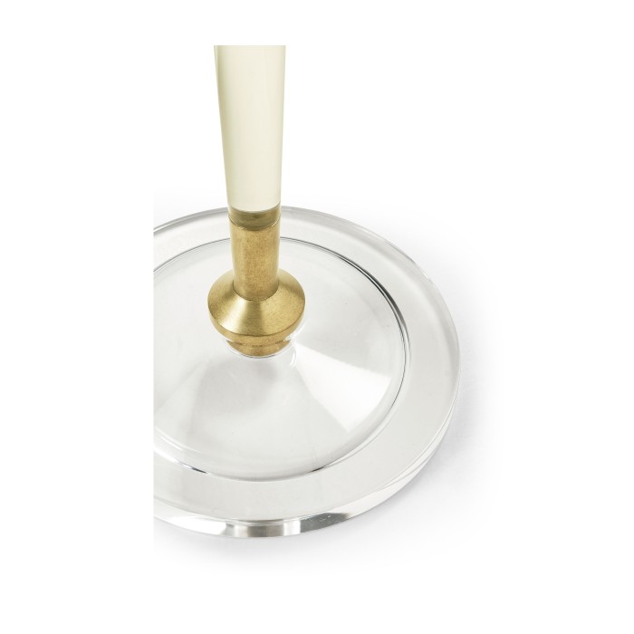 Trefoil Ivory & Acrylic Wine table