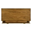 Rectangular Medium Brown Elm Chest of Five Drawers
