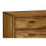 Rectangular Medium Brown Elm Chest of Five Drawers