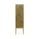 Op Art Diamond Bright Satinwood Left Storage Cabinet