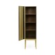 Op Art Diamond Bright Satinwood Left Storage Cabinet