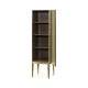 Op Art Diamond Bright Satinwood Right Storage Cabinet