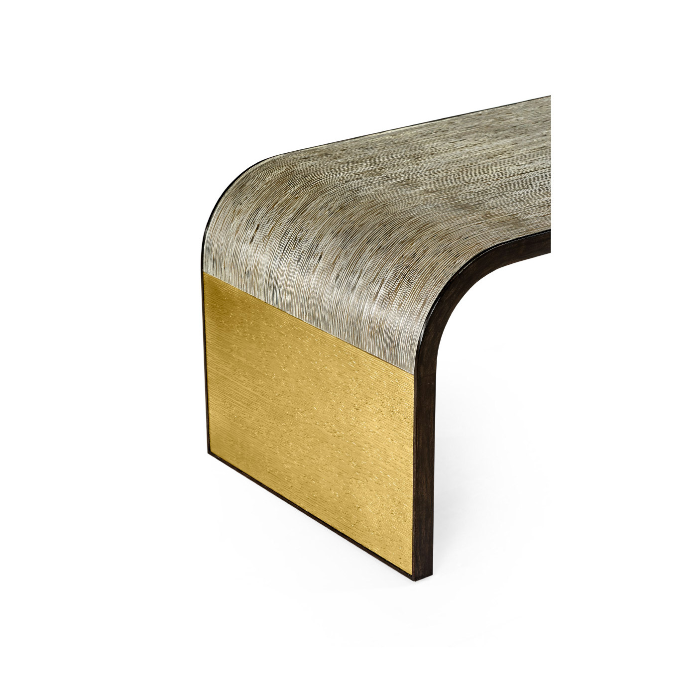 Fusion Etched Brass Cocktail Table