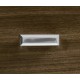 Square Autumn Walnut Coffee Table with Two Glass Top Drawers