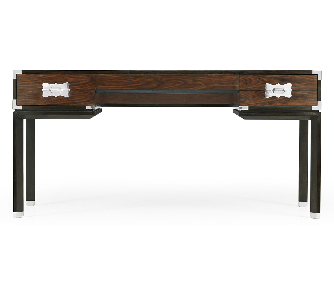 Campaign Style Dark Santos Rosewood Desk