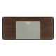 Campaign Style Dark Santos Rosewood Desk