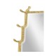 Asian Fusion Dorado Bronze Hanging Mirror