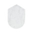 Fusion Medium White Marble & Brass End Table Fusion Medium White Marble & Brass End Table