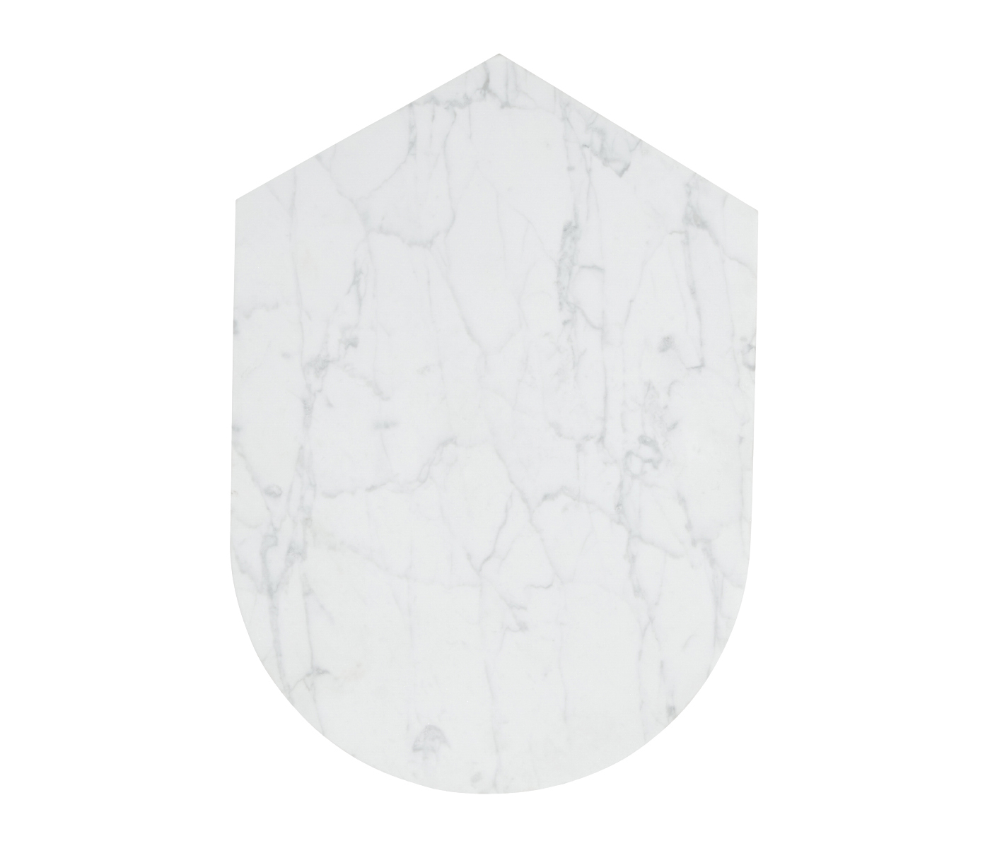 Fusion Small White Marble & Brass End Table Fusion Small White Marble & Brass End Table