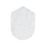 Fusion Small White Marble & Brass End Table Fusion Small White Marble & Brass End Table