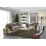 Fusion Small White Marble & Brass End Table Fusion Small White Marble & Brass End Table