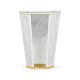 Fusion Hexagon Marble End Table