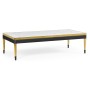 Fusion Rectangular Oak & Marble Cocktail Table