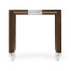 Campaign Style Dark Santos Rosewood Sliding Nesting Tables