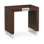 Campaign Style Dark Santos Rosewood Sliding Nesting Tables