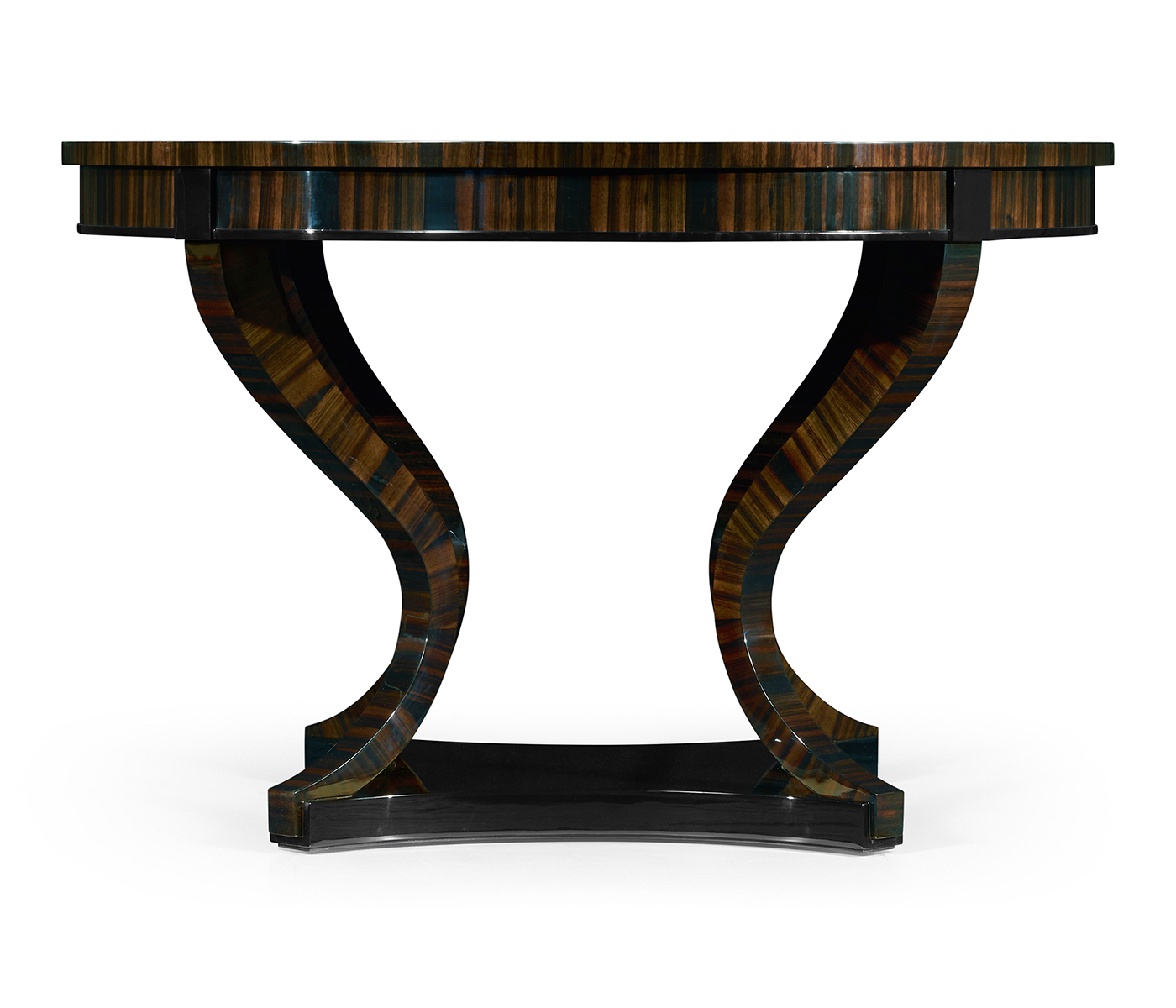 Round Macassar Ebony Centre Table