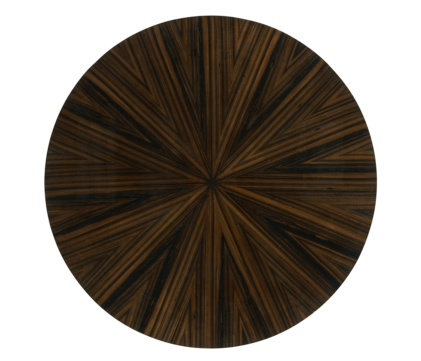 Round Macassar Ebony Centre Table