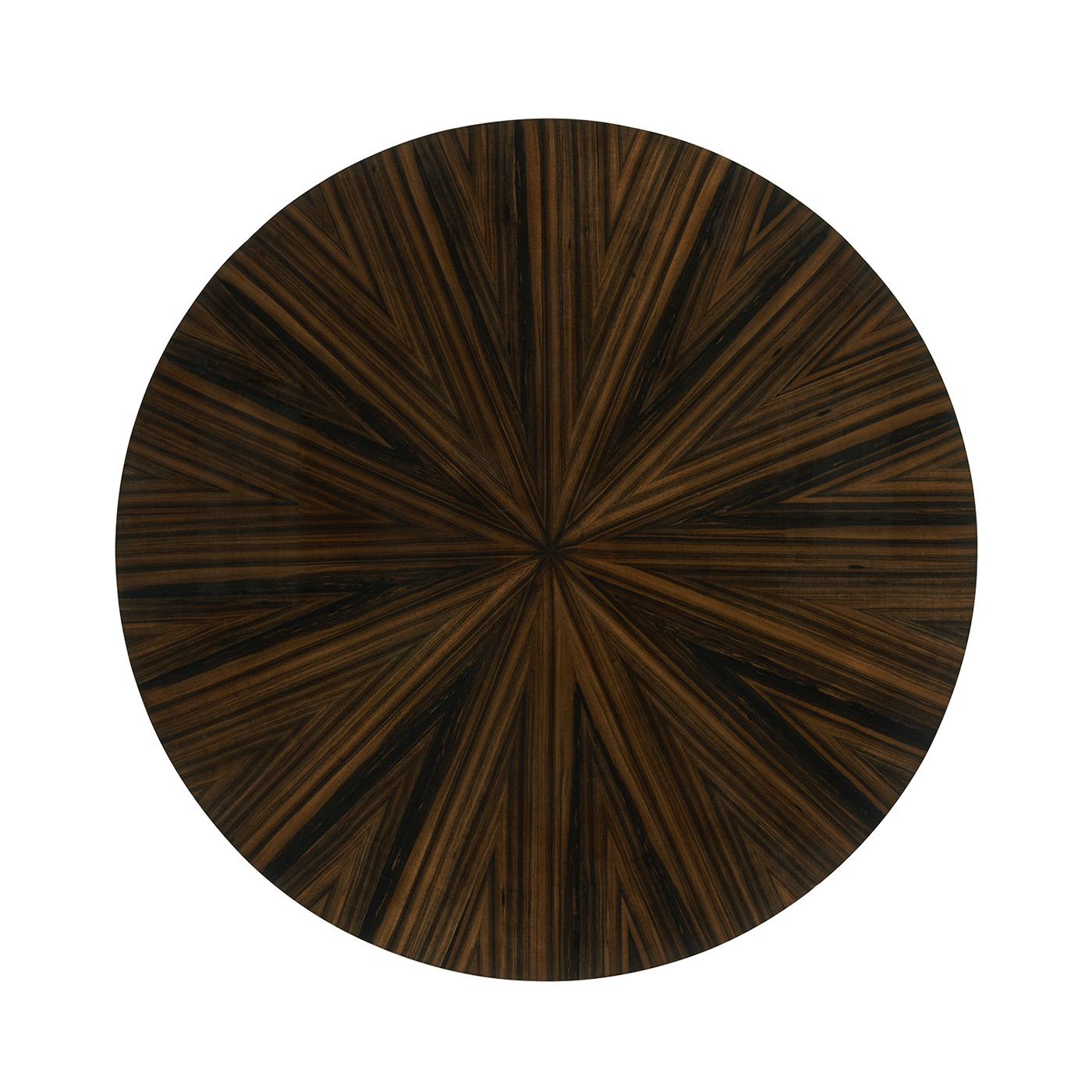 Round Macassar Ebony Centre Table