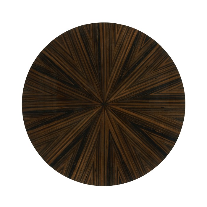 Round Macassar Ebony Centre Table