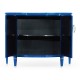 Demilune Royal Blue Storage Cabinet