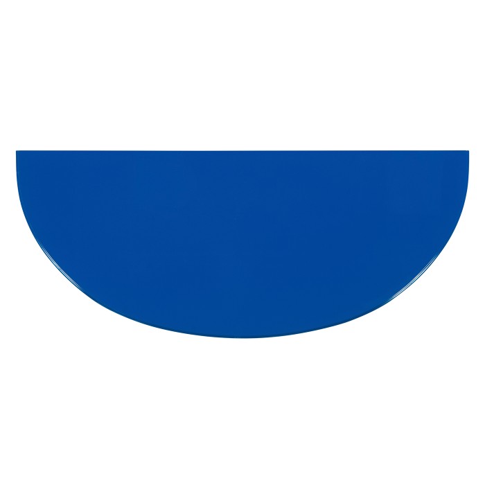 Demilune Royal Blue Storage Cabinet