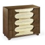 Gatsby Walnut & Champagne Silver-Leaf Chest