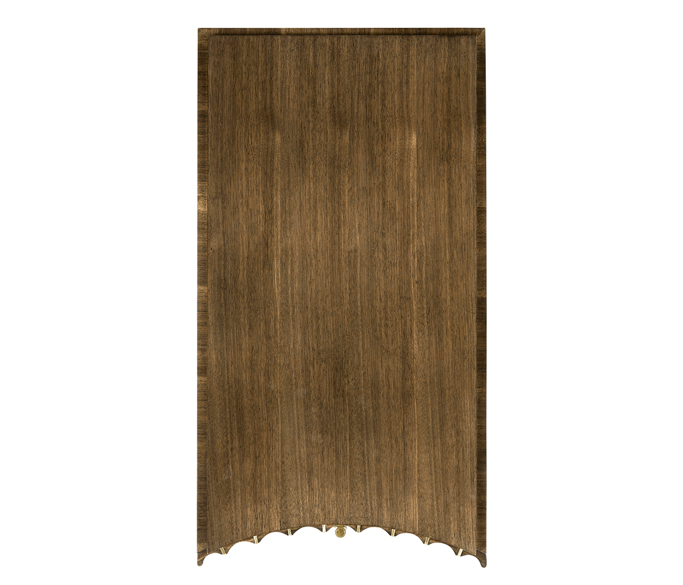 Rectangular Autumn Walnut Reeded End Table