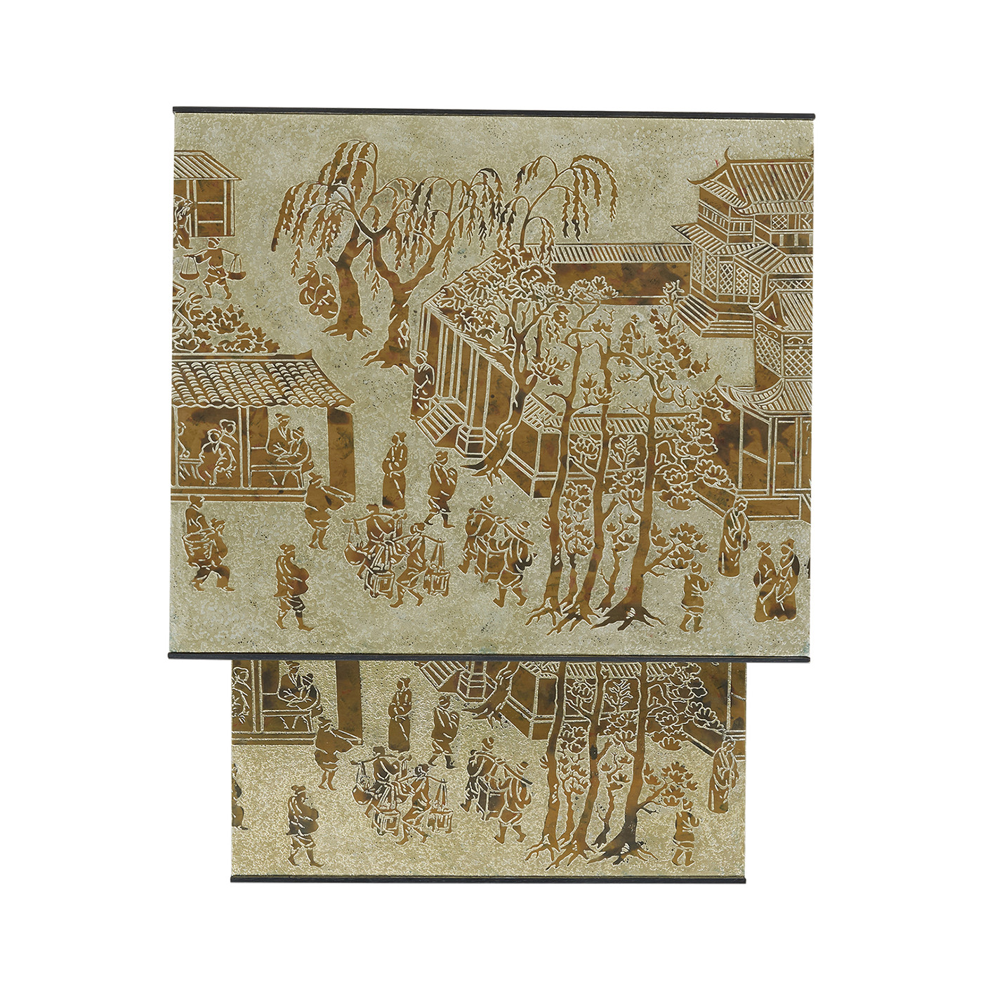 Fusion Chinoiserie Nesting Tables