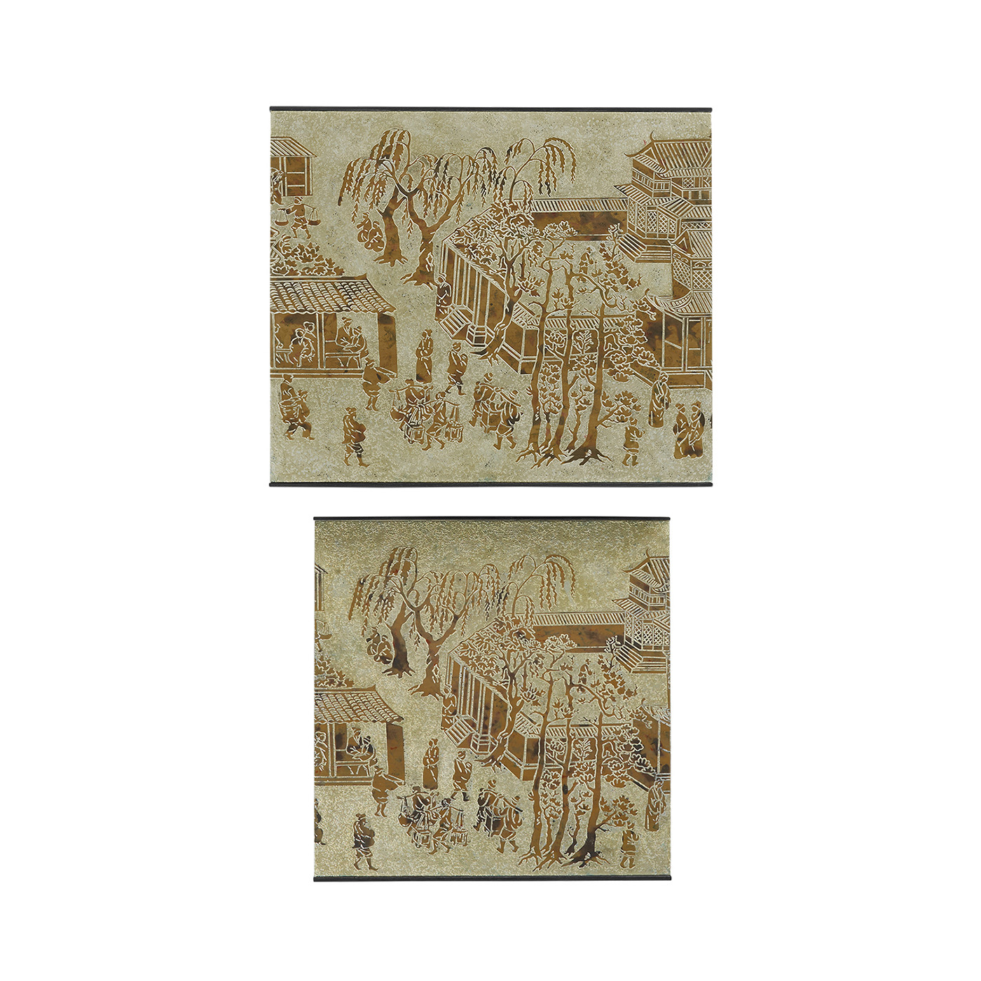 Fusion Chinoiserie Nesting Tables