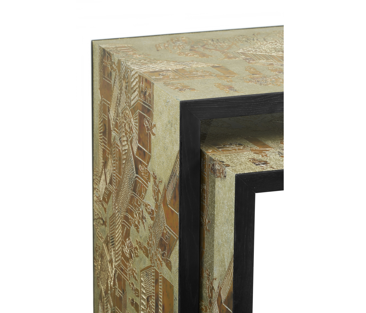 Fusion Chinoiserie Nesting Tables