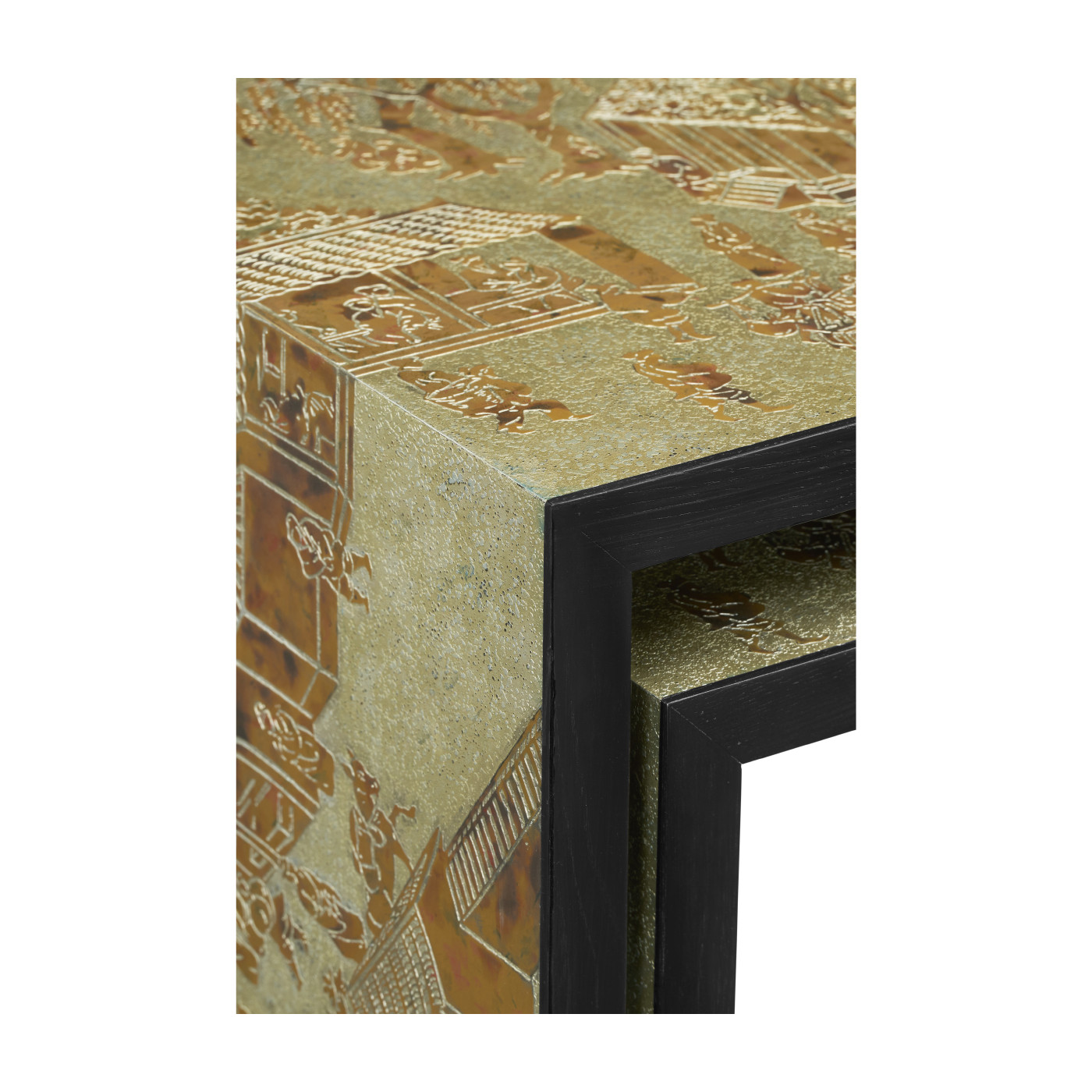 Fusion Chinoiserie Nesting Tables