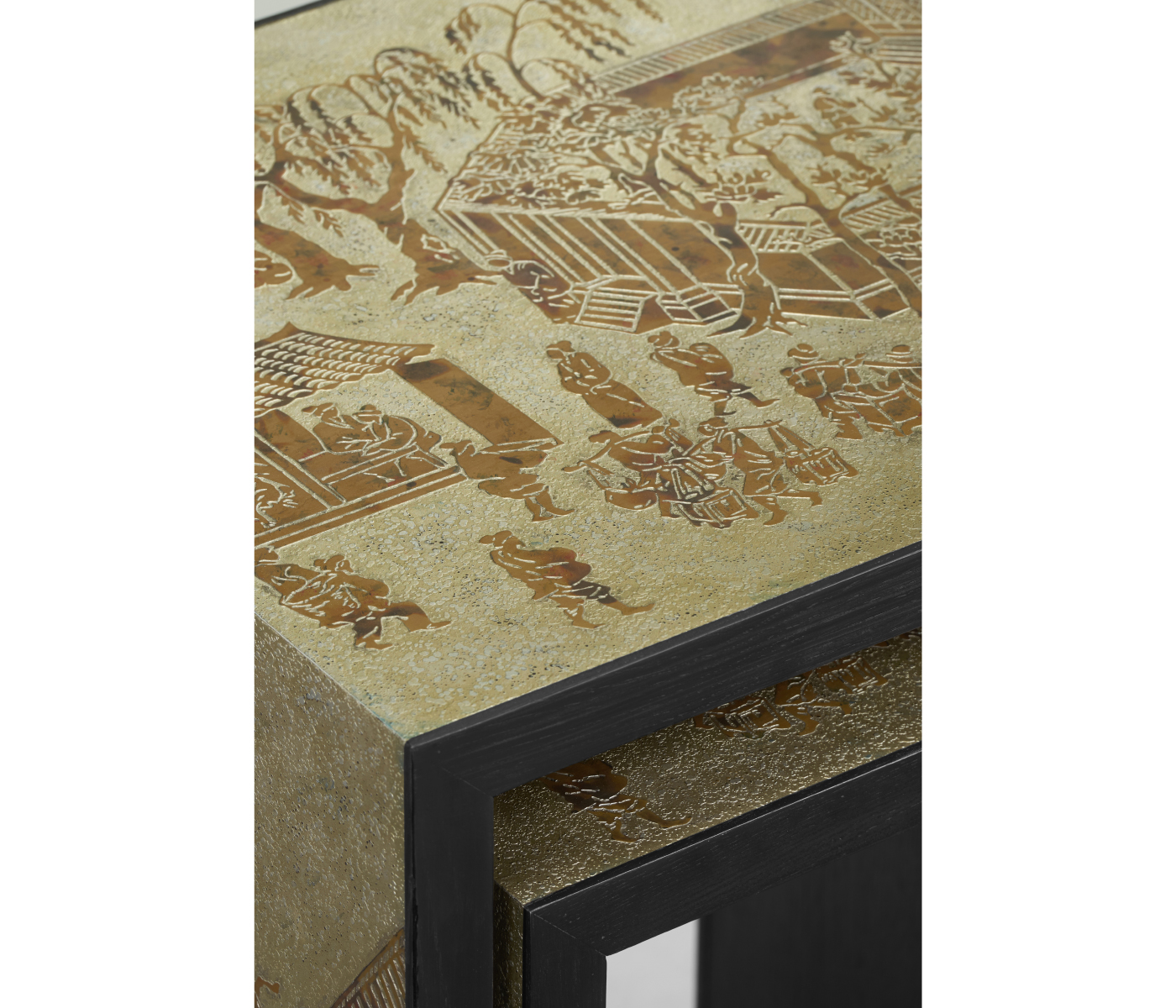 Fusion Chinoiserie Nesting Tables