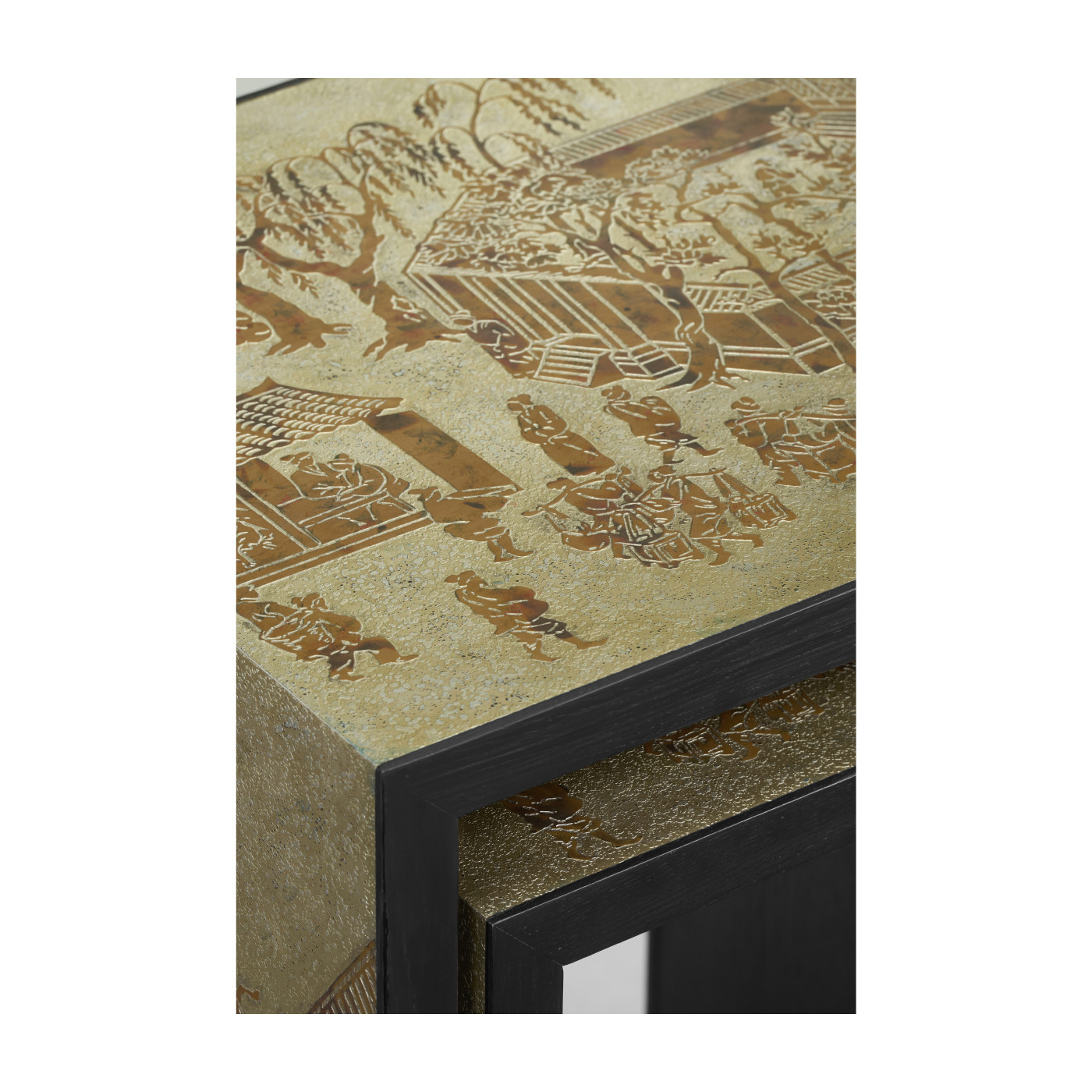 Fusion Chinoiserie Nesting Tables