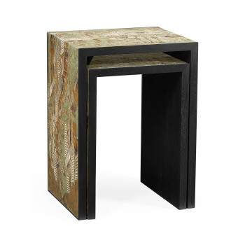 Fusion Chinoiserie Nesting Tables