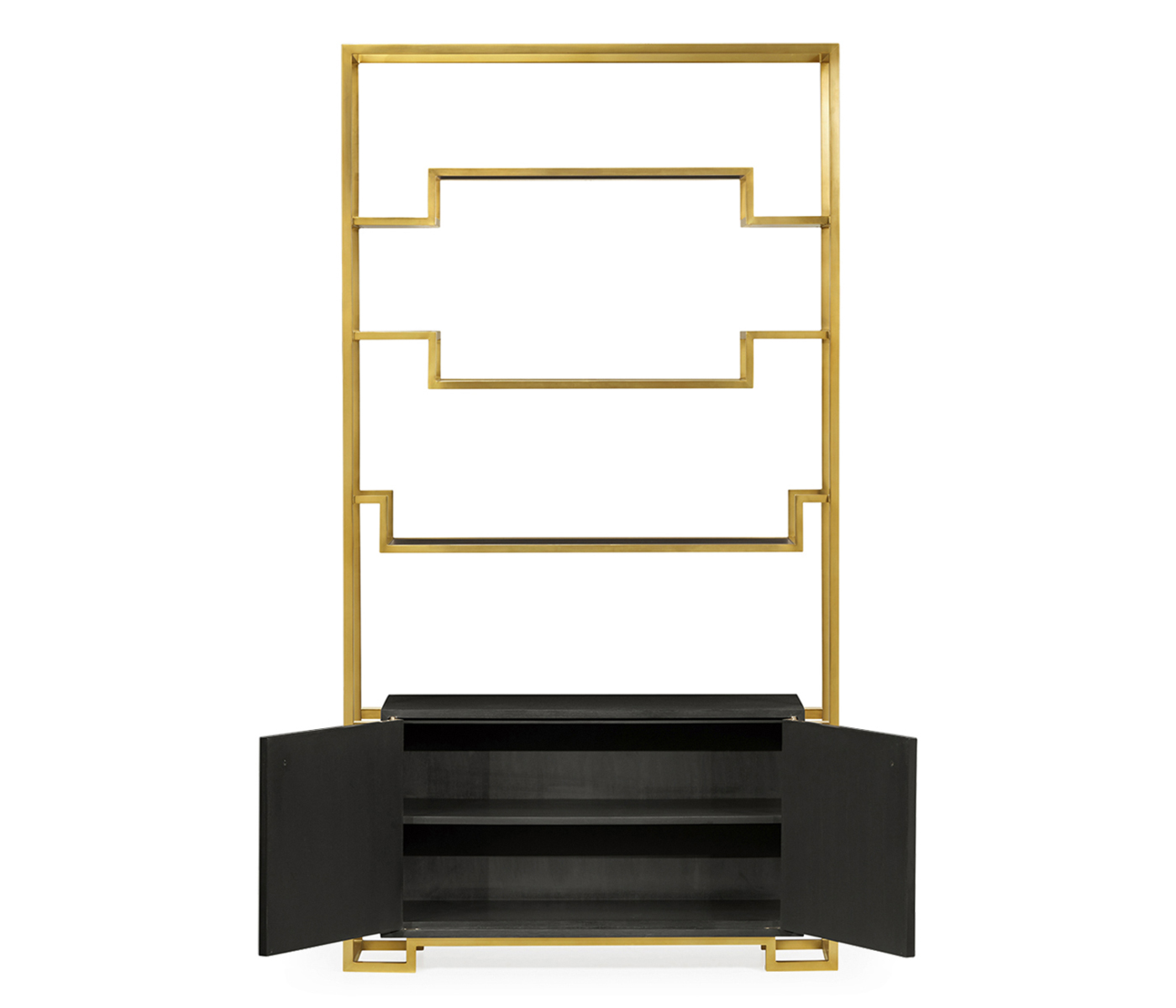 Fusion Étagère with Marble Doors