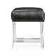 Contemporary White Stainless Steel Stool
