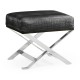 Contemporary White Stainless Steel Stool