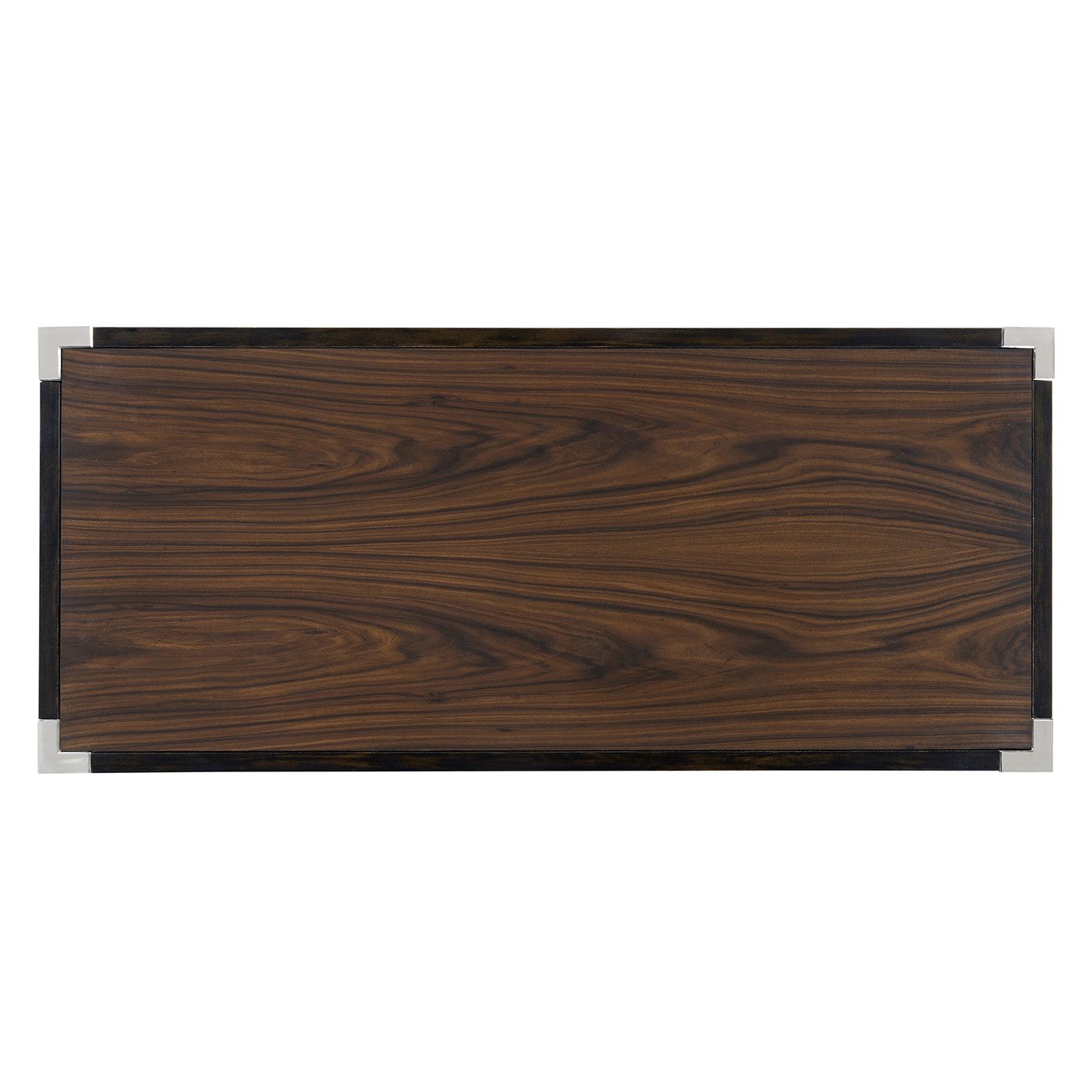 Campaign Style Dark Santos Rosewood Filing Cabinet